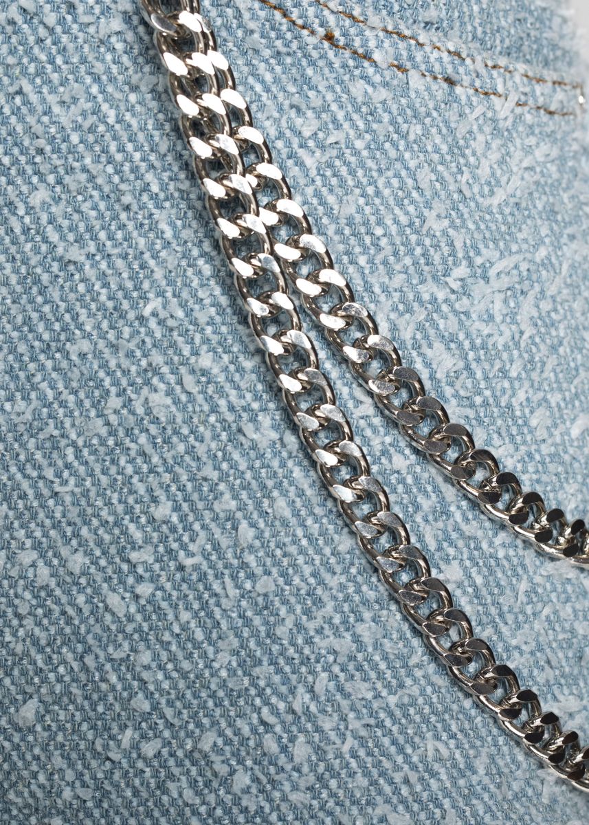 Guapi Sky Blue Super Stacked Denim Jeans – Viper Soles