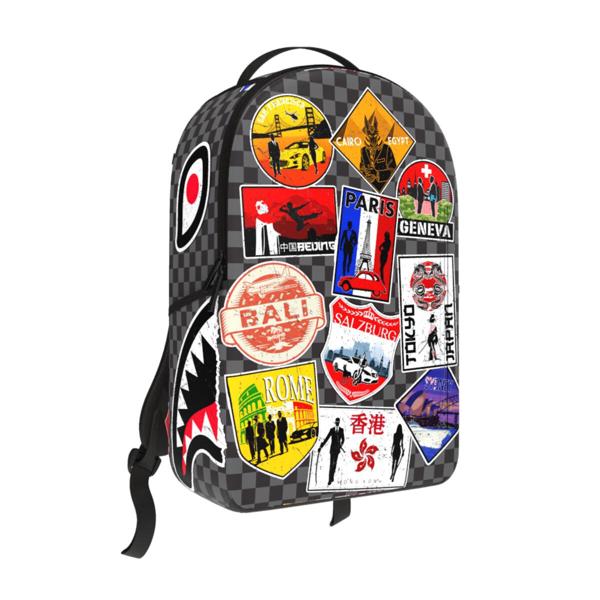 Spray Ground GLOBAL MOGUL INTERPOL Back Pack (B6265) – Viper Soles