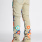 Guapi Vintage Flowers Denim Jeans