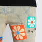 Guapi Vintage Flowers Denim Jeans