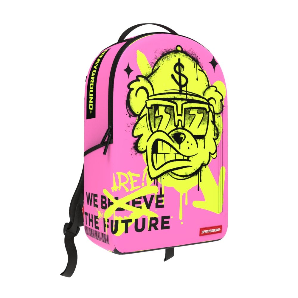 Spray Ground MONEY BEAR GRAFFITI DLXR BACKPACK (B6731)