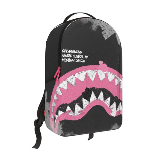 Spray Ground SHARK CENTRAL SORBET HAND PAINTED DLX-COTTON BACKPACK