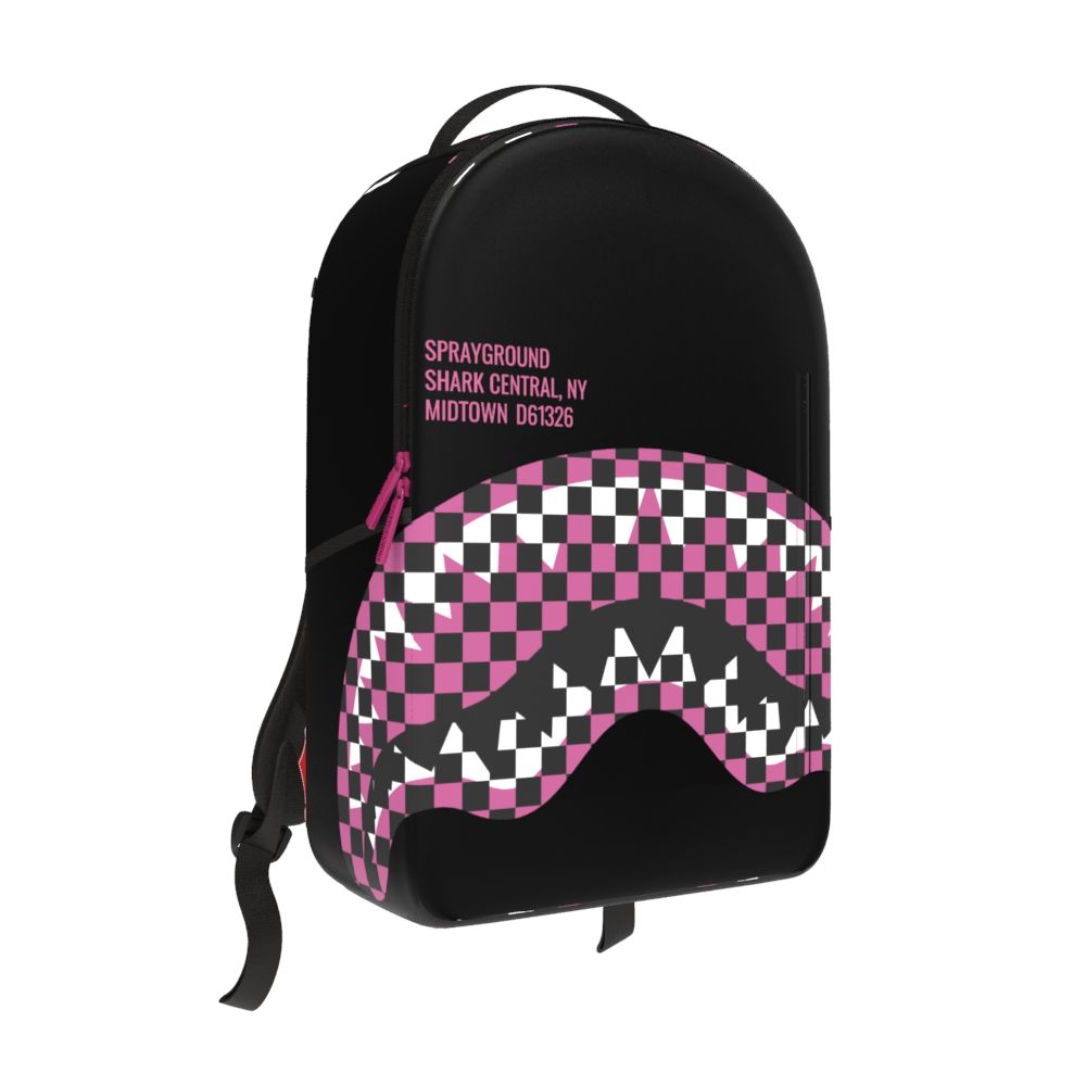 Spray Ground SHARK CENTRAL BREAKUP CHECK SORBET GREY BACKPACK