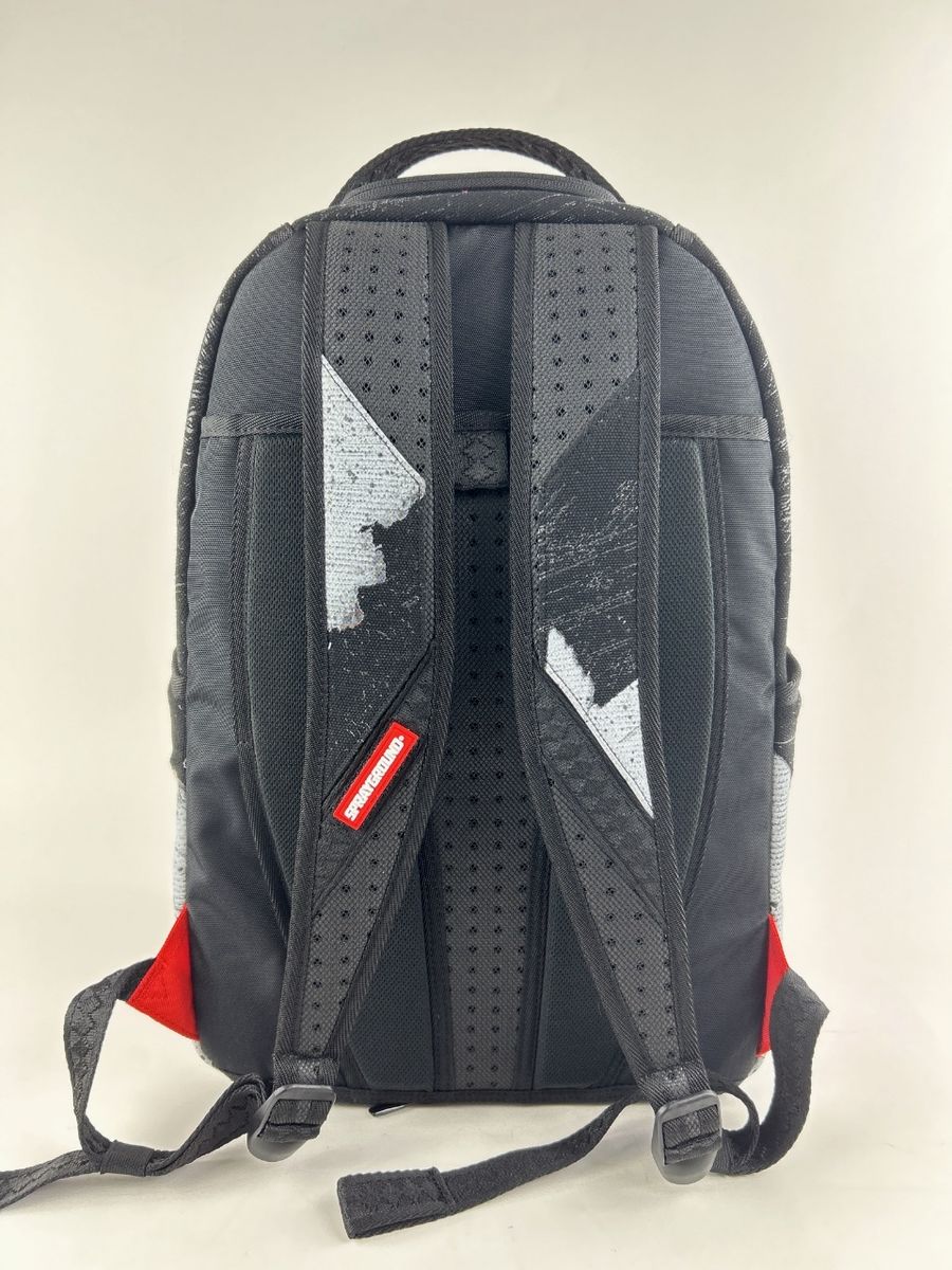 Spray Ground SHARK CENTRAL SORBET HAND PAINTED DLX-COTTON BACKPACK