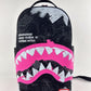 Spray Ground SHARK CENTRAL SORBET HAND PAINTED DLX-COTTON BACKPACK