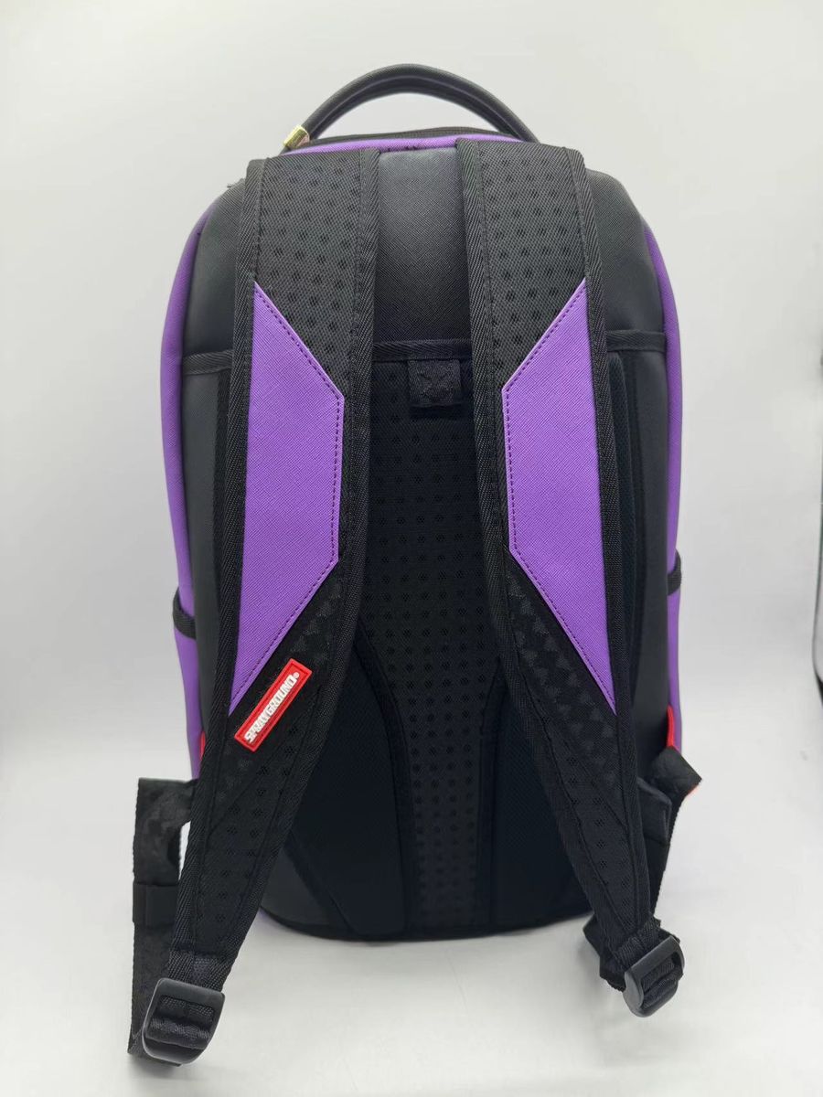 Spray Ground  PURPLE SHARK CENTRAL DLXVS BACKPACK (B7740)
