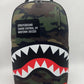 Spray Ground SHARK CENTRAL CAMO DLXS BACKPACK
