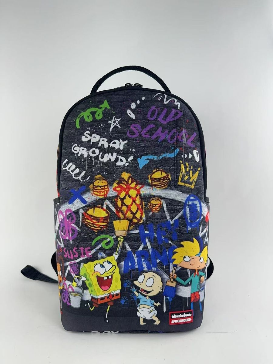 Spray Ground  90s NICK CHARACTERS PAINTING DLXR BACKPACK (B7251)
