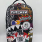 Spray Ground PACMAN STICKERS DLXSV BACKPACK (B7820)