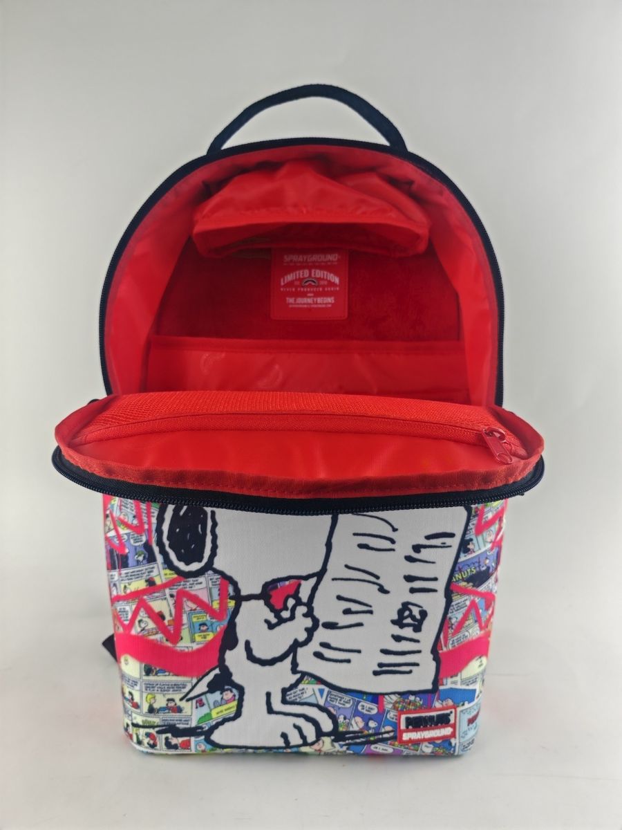 Spray Ground  SNOOPY COMIC ART DLXR BACKPACK