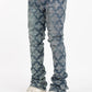 Guapi  Vintage Blue Embellished Denim Jeans