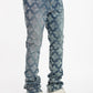 Guapi  Vintage Blue Embellished Denim Jeans