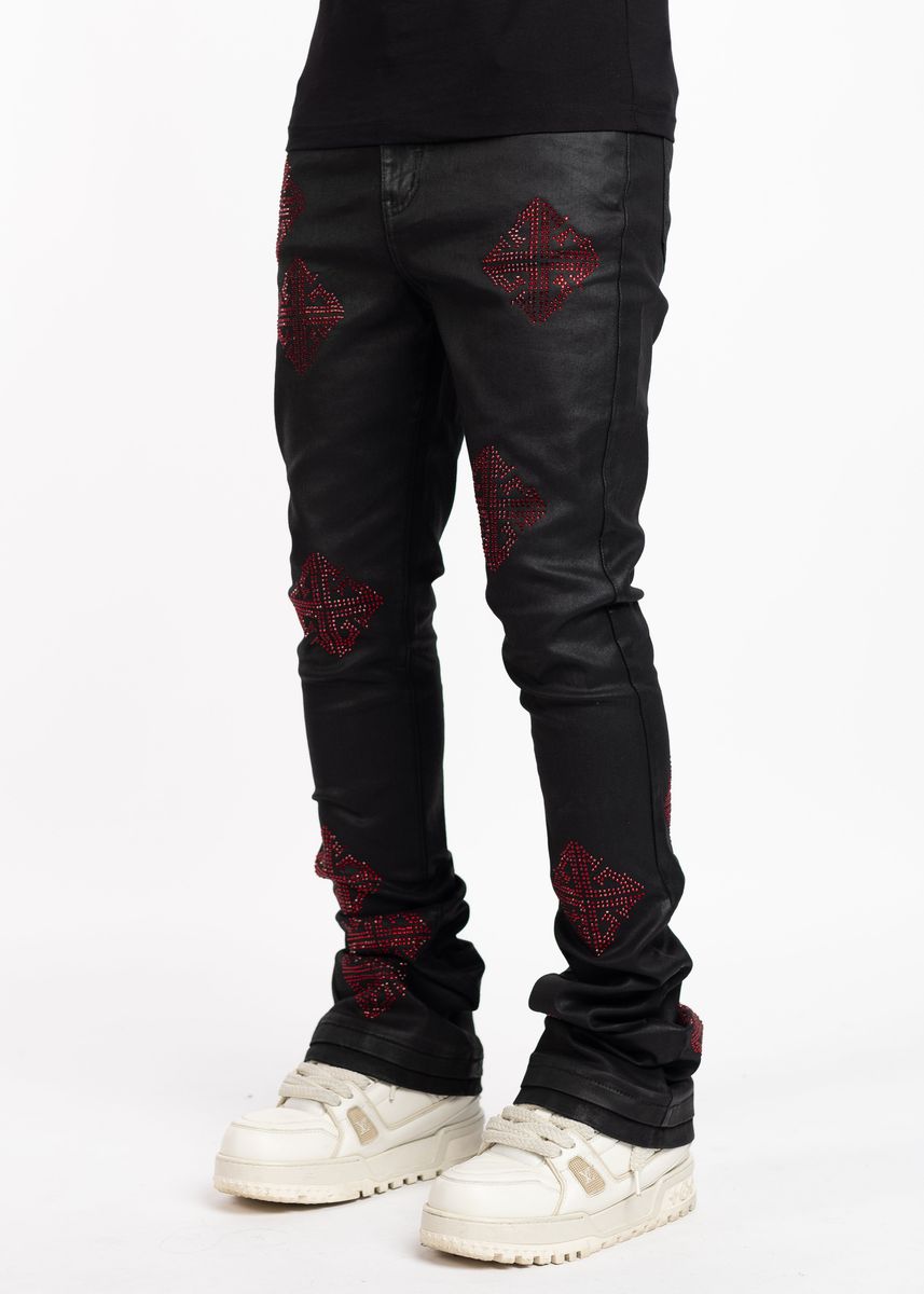 Guapi Obsidian Black Icon Embellished Denim V2 Jeans – Viper Soles