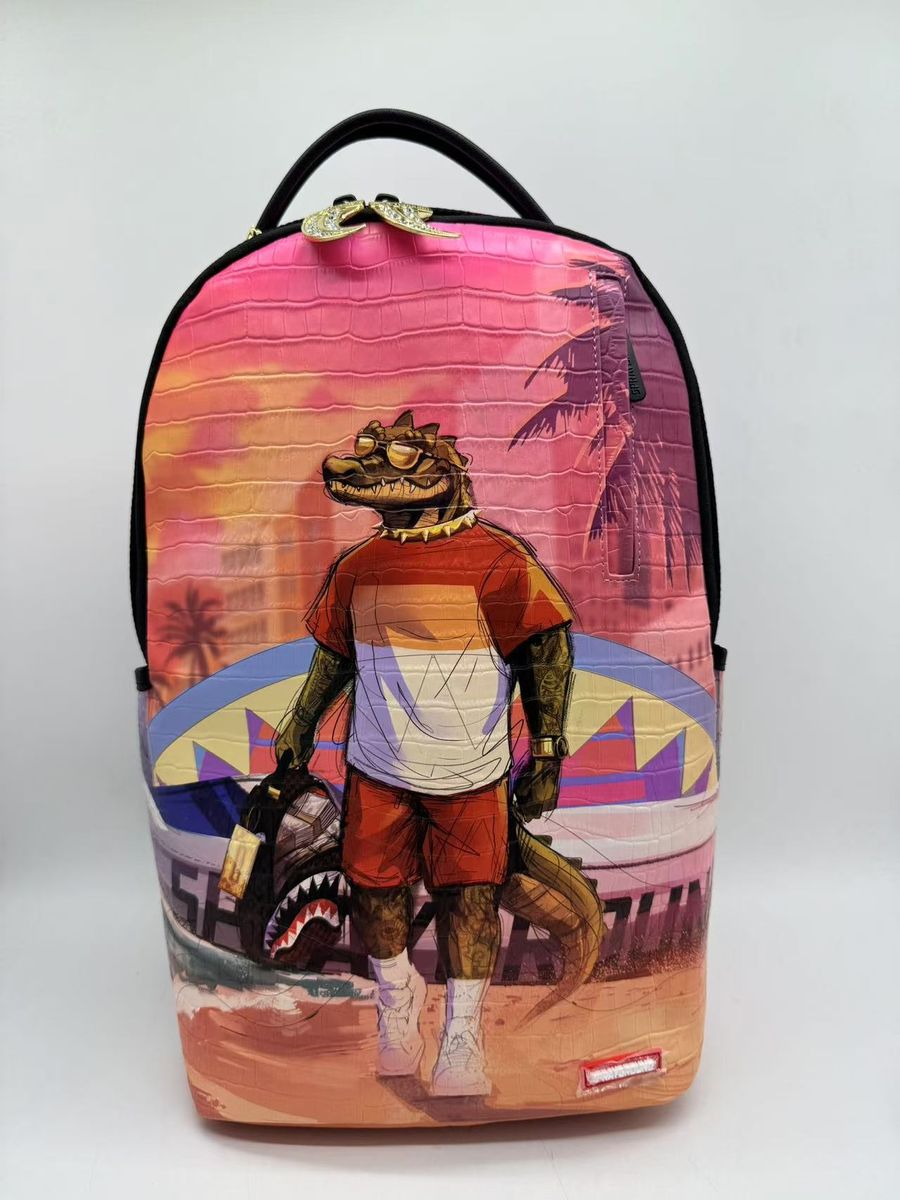 Spray Ground NILE TOOTH BEACHFRONT DLXSV BACKPACK (B7763)