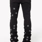 Guapi Obsidian Black Blossom Denim Jeans