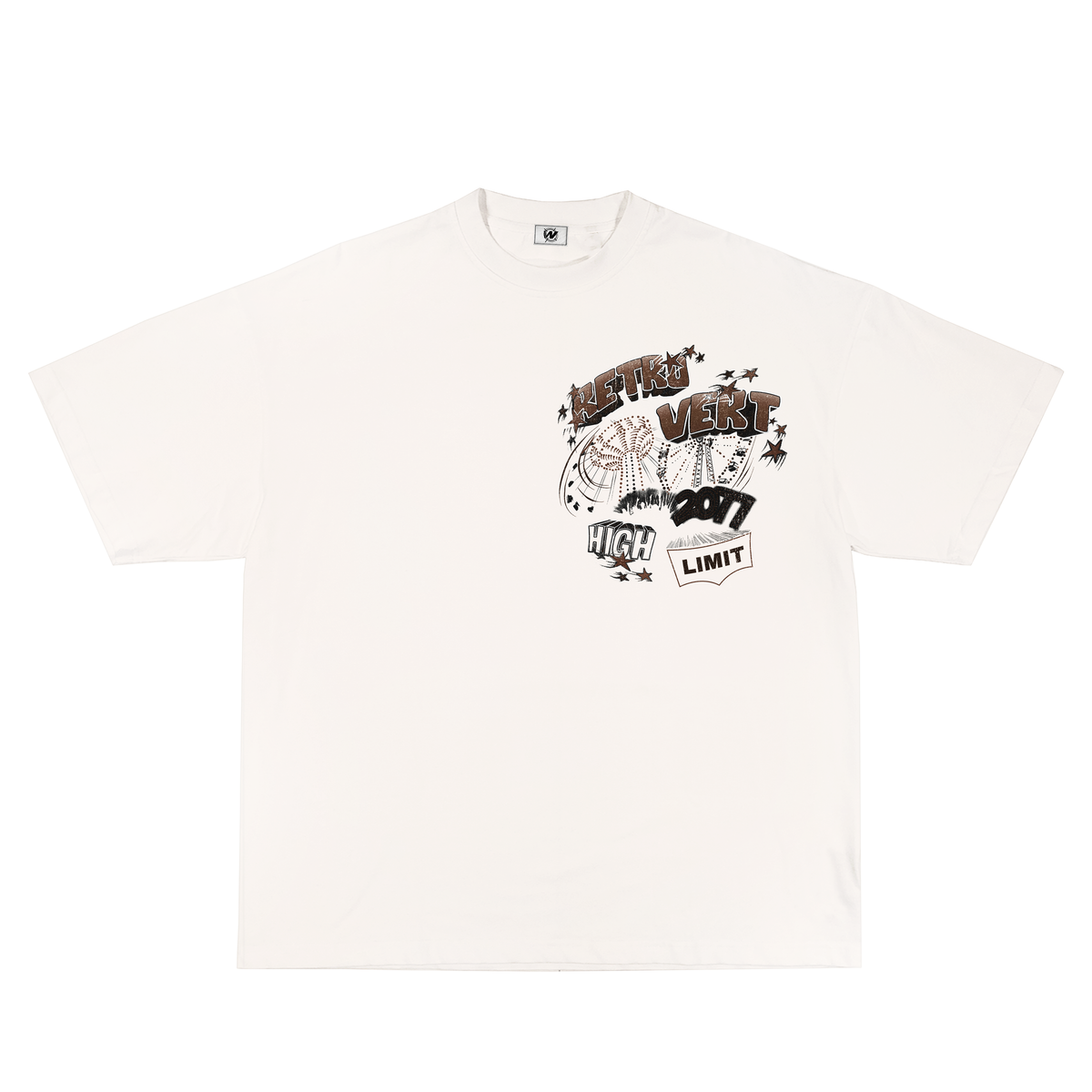 RetroVert  BROWN FESTIVAL T-SHIRT (SS25 10)