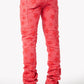 Guapi Raspberry Red Stars Denim Jeans