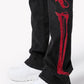 Guapi Obsidian Black Skeleton Flared Denim V2 Jeans