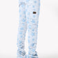 Guapi  Aqua Blue Stars Denim Jeans