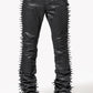 Guapi All Black Spikes Denim Jeans