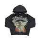 Mixed Emotion Acid Wash “Rhinestone“ Hoodie