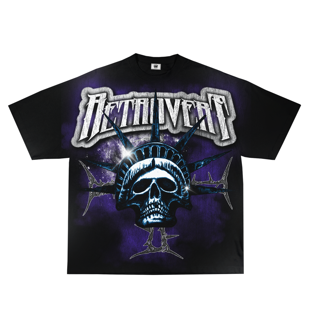 RetroVert BLACK LIBERTY T-SHIRT