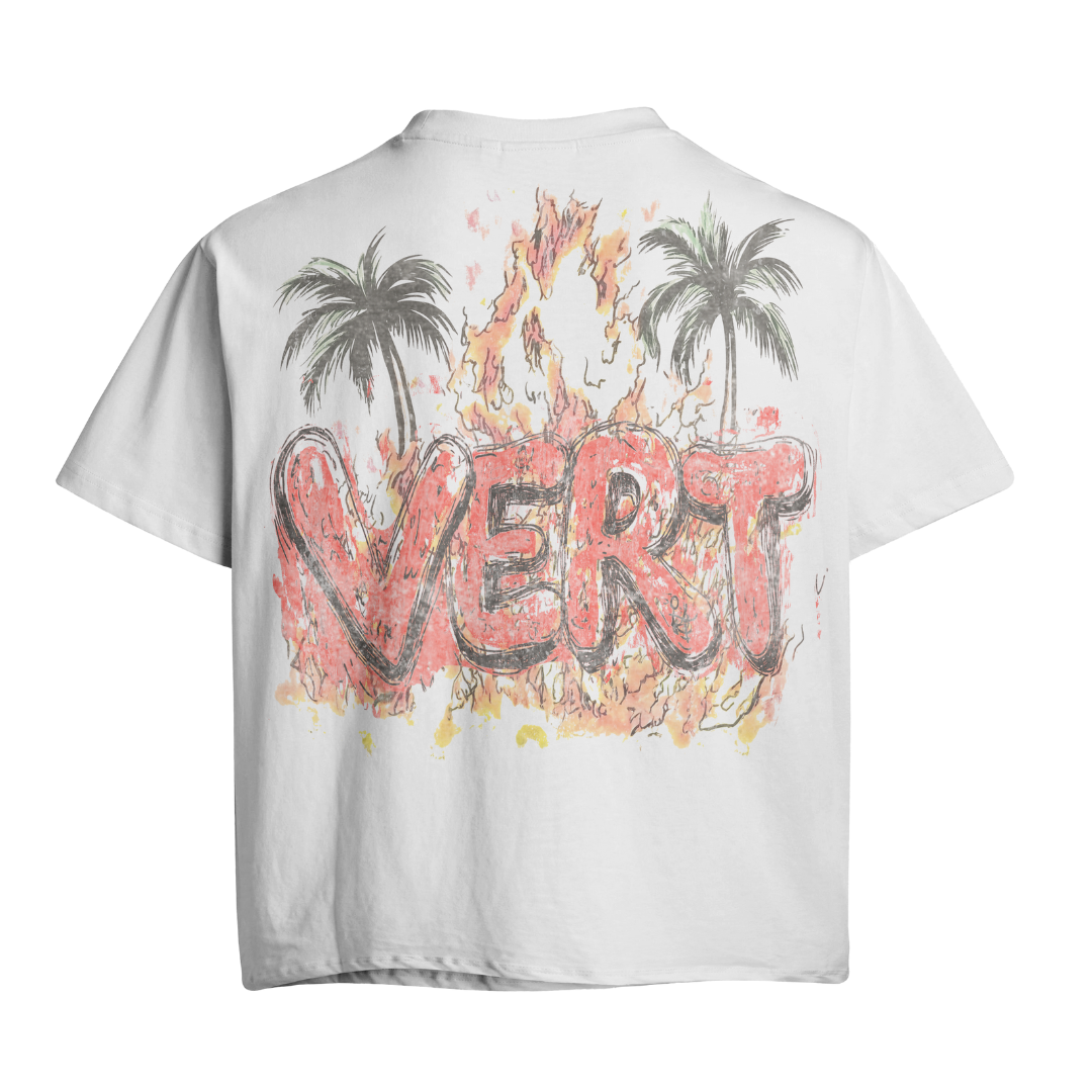 RetroVert RED HOLLYWOOD T-SHIRT