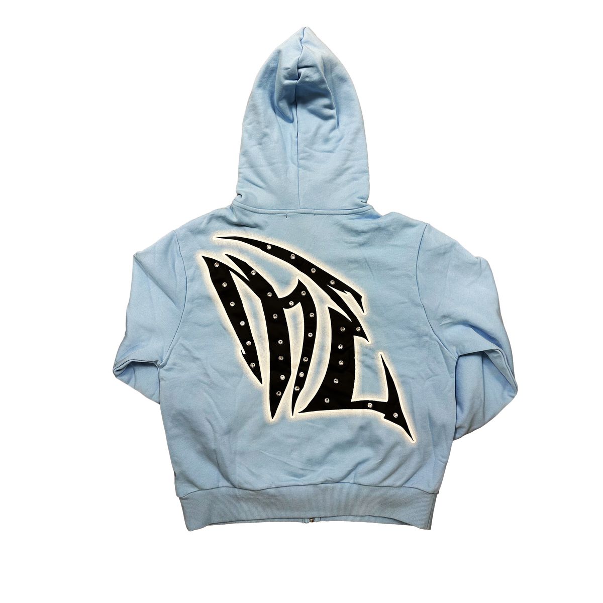 Mixed Emotion Blue Graffiti Zipper Hoodie – Viper Soles
