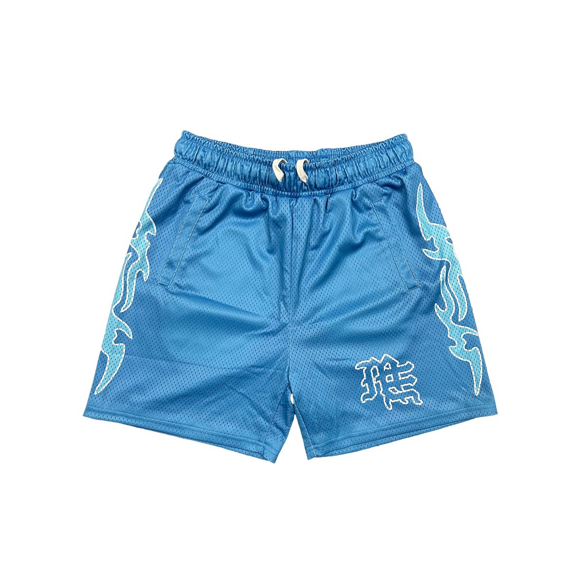 Mixed Emotion Blue 'Lightning' Shorts