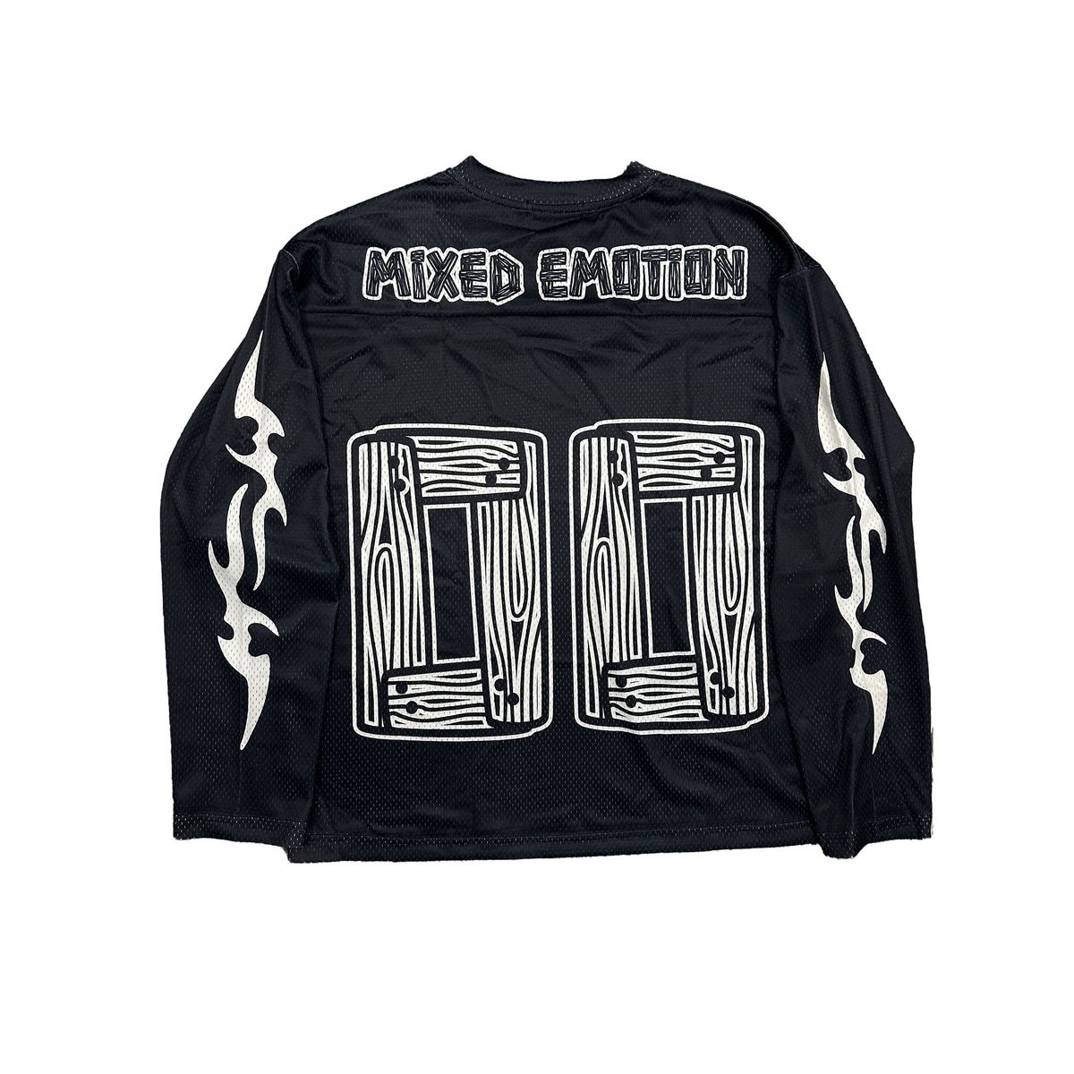 Mixed Emotion OVERSIZE Black 'Lightning' Long Sleeve