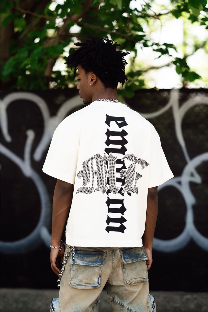 Mixed Emotion Beach Rhinestone Tee