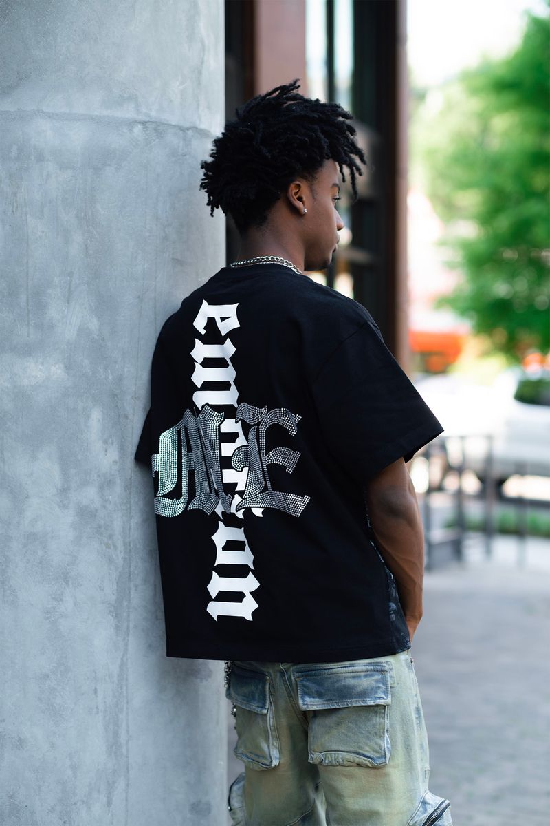 Mixed Emotion Astronaut Rhinestone Tee