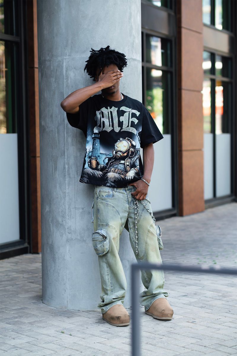 Mixed Emotion Astronaut Rhinestone Tee