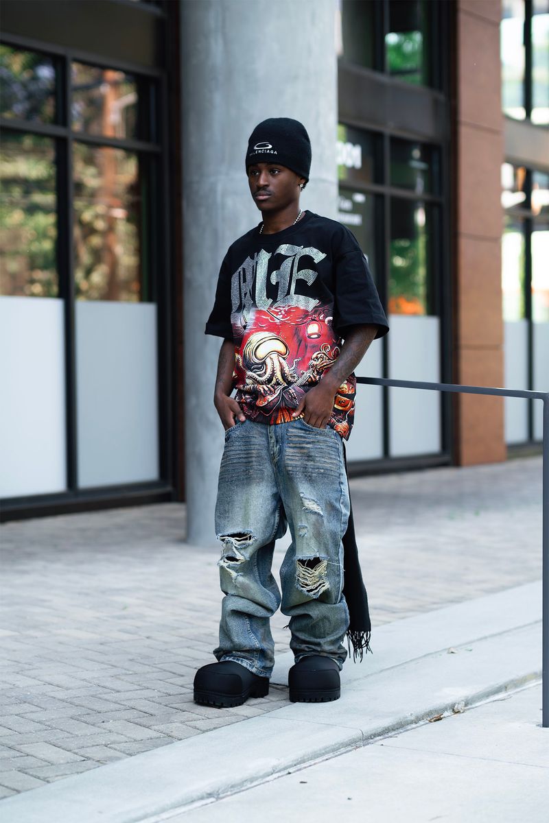 Mixed Emotion Octopus Rhinestone Tee