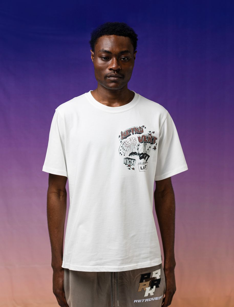 RetroVert  BROWN FESTIVAL T-SHIRT (SS25 10)