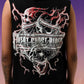 RetroVert FLAMING SKULL CUT-OFF SHIRT