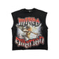 Mixed Emotion Angel Sleeveless Cut OFF Tee