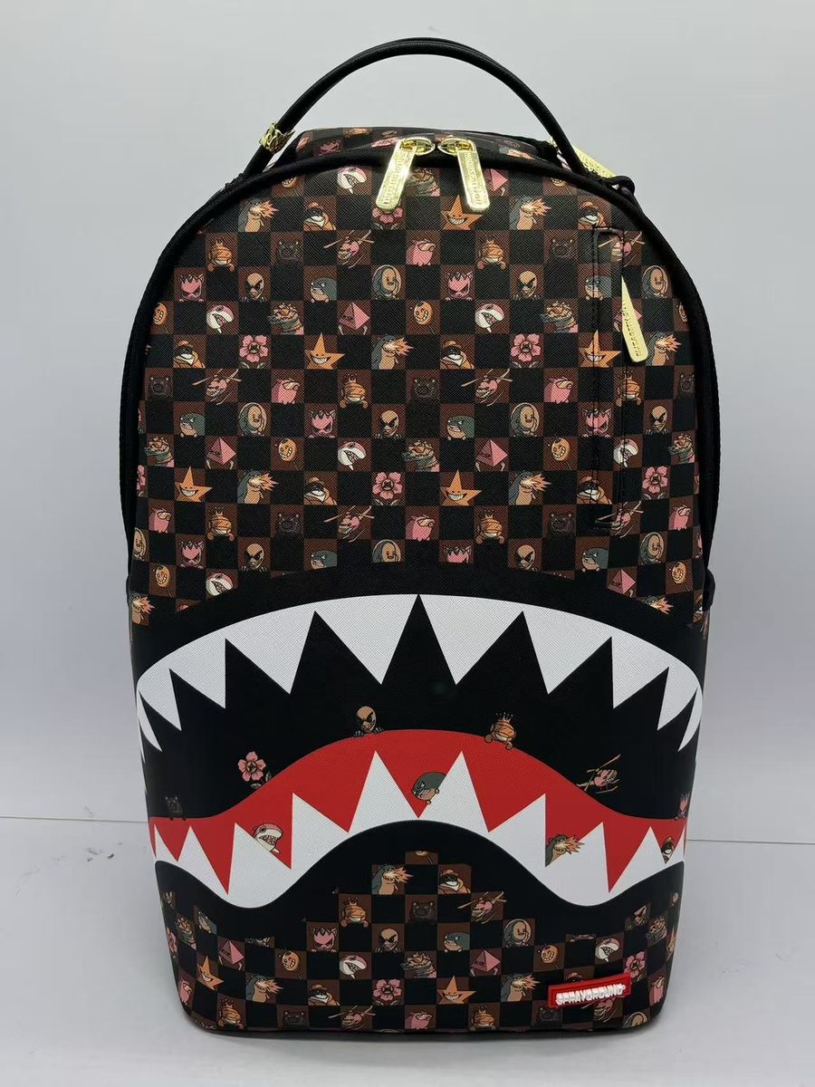 SprayGround PEEKING CHARACTERS REMIX BACKPACK (B8768)