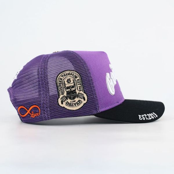 God Speed  FOREVER TRUCKER HAT (Purple/Black)