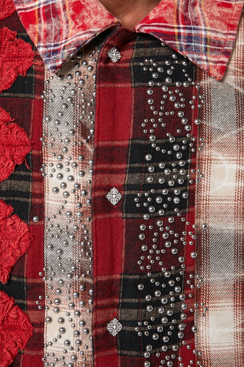 Guapi Blood Red Patch Flannel