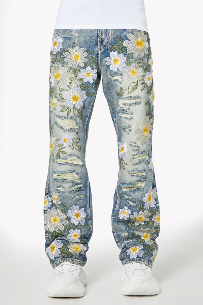 Guapi Vintage Wildblossom Denim Jeans