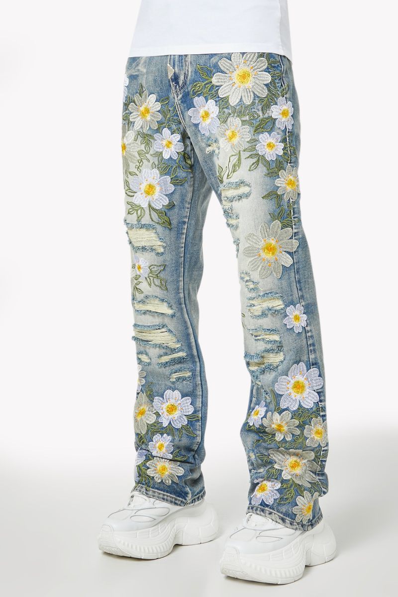 Guapi Vintage Wildblossom Denim Jeans