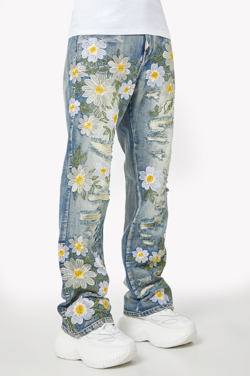 Guapi Vintage Wildblossom Denim Jeans