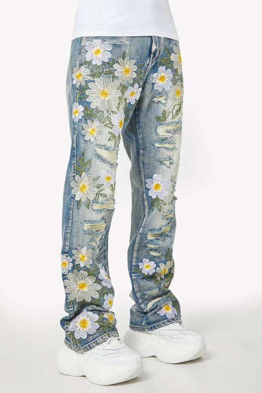 Guapi Vintage Wildblossom Denim Jeans