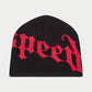 God Speed OG Logo Studded Beanie Hat (BOOM) 2 Red