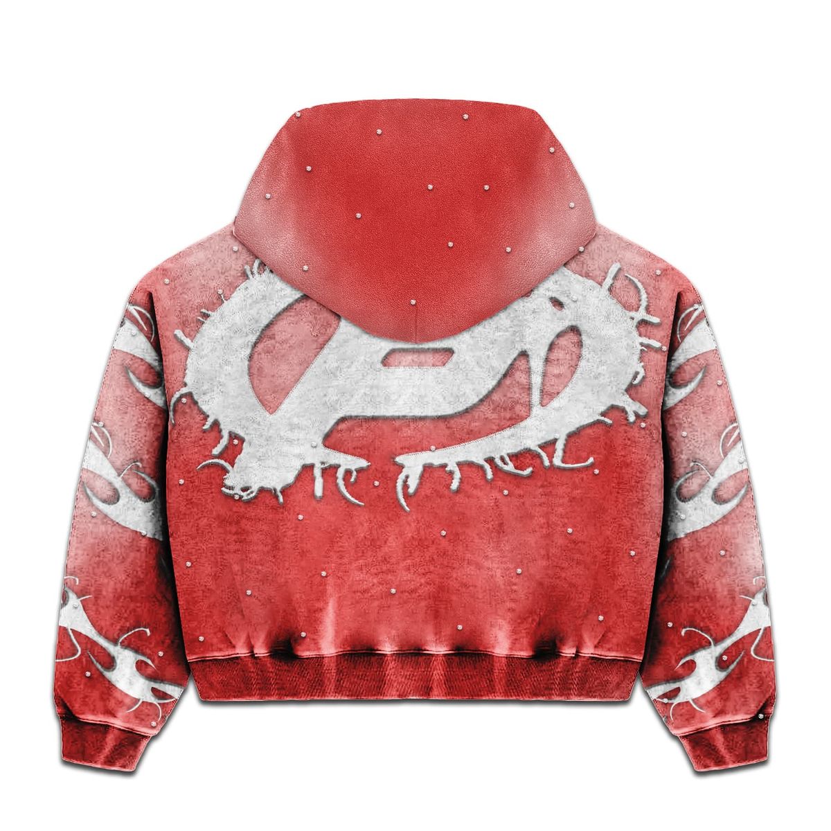 Prestige Flames Hoodie Red