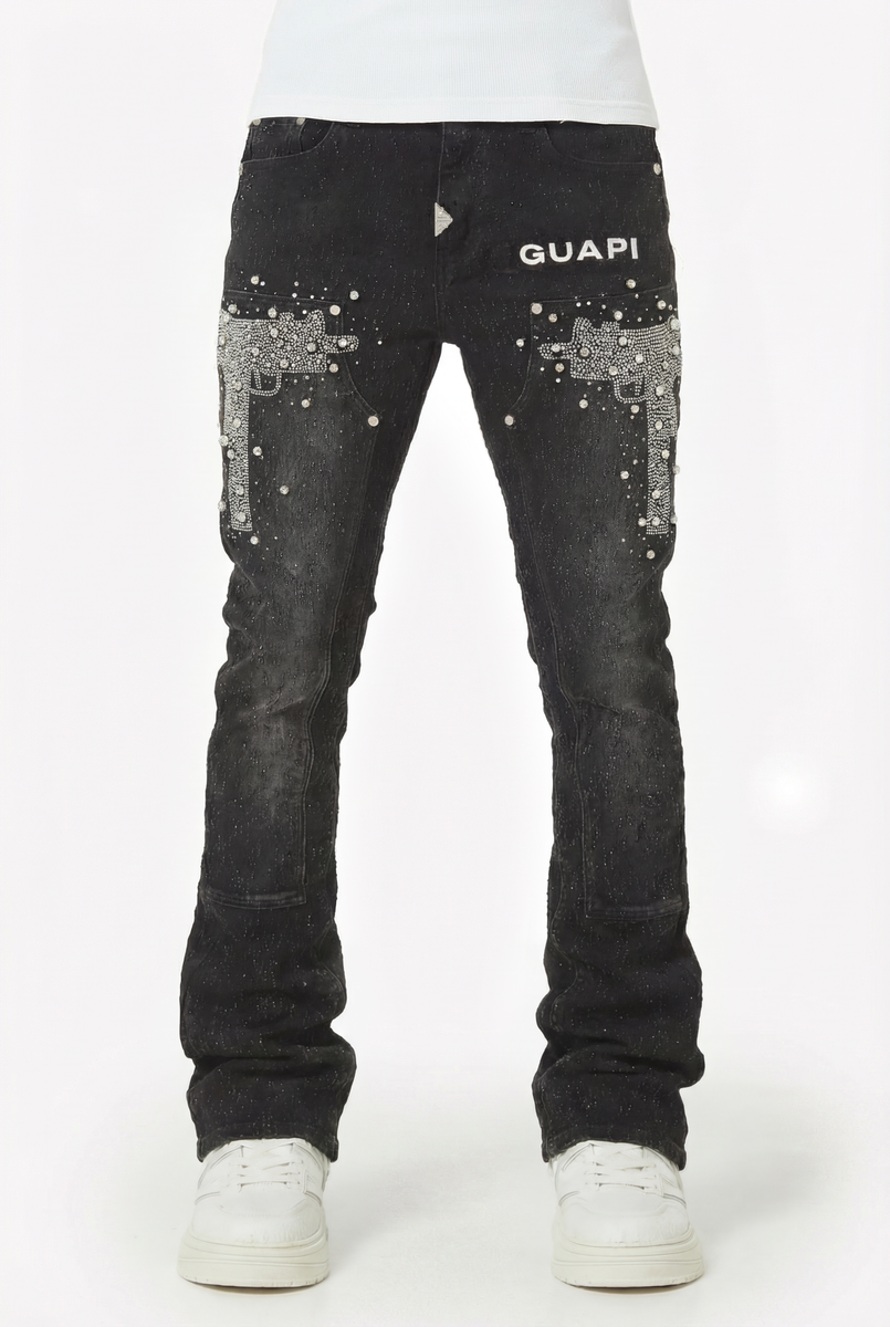 Guapi Obsidian Black Uzi Denim Jeans