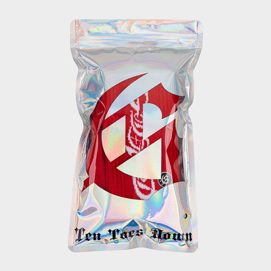 God Speed New Age Logo Socks (Red)