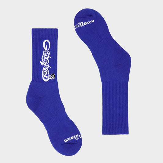 God Speed New Age Logo Socks (Blue)