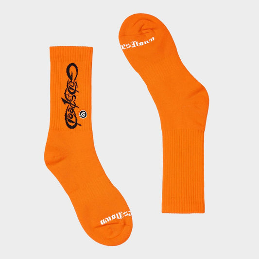 God Speed New Age Logo Socks (Orange)
